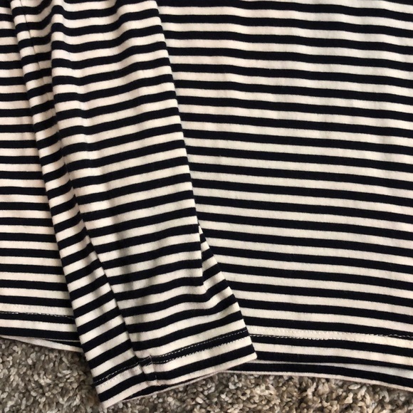 ✨navy and white striped turtleneck long sleeve✨ - Picture 2 of 5